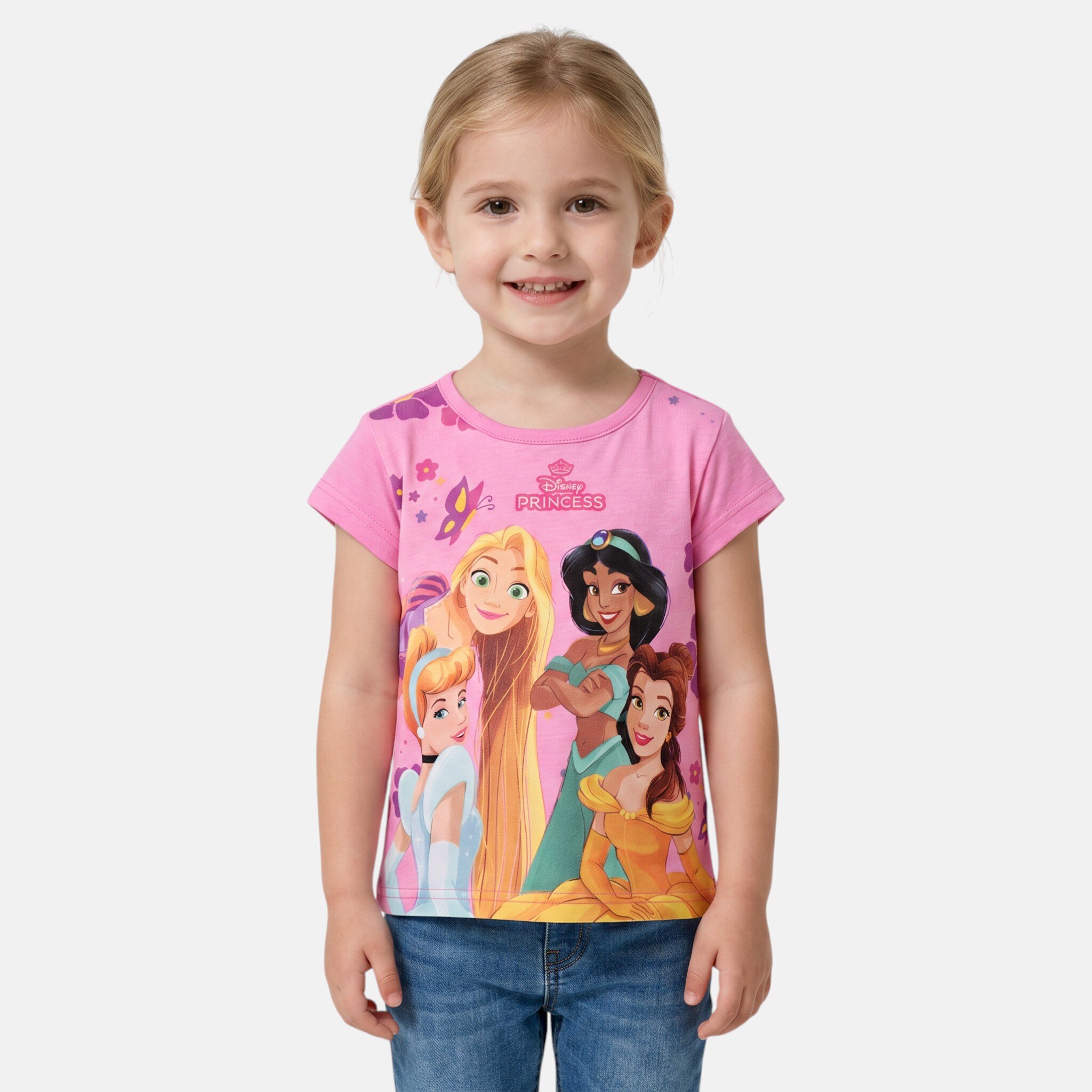 Mayorista Princesse (Kids) - Camiseta de Manga Corta Princesa Niña