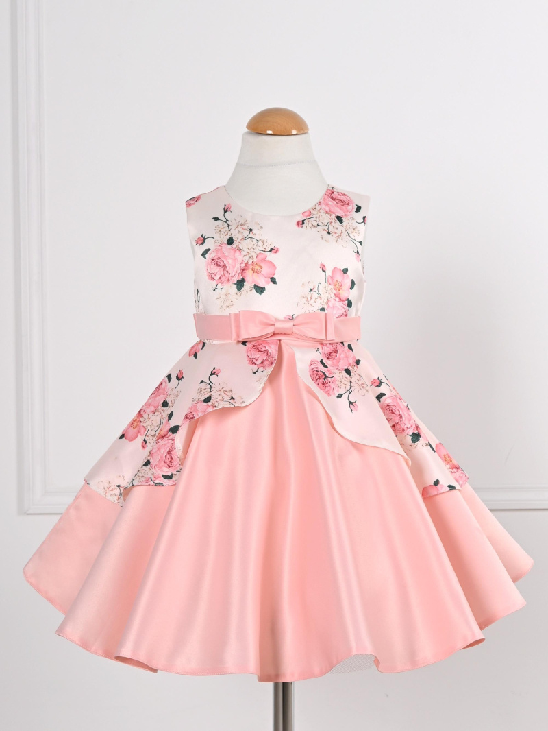 Grossiste R Framboise - Robe en fleurs