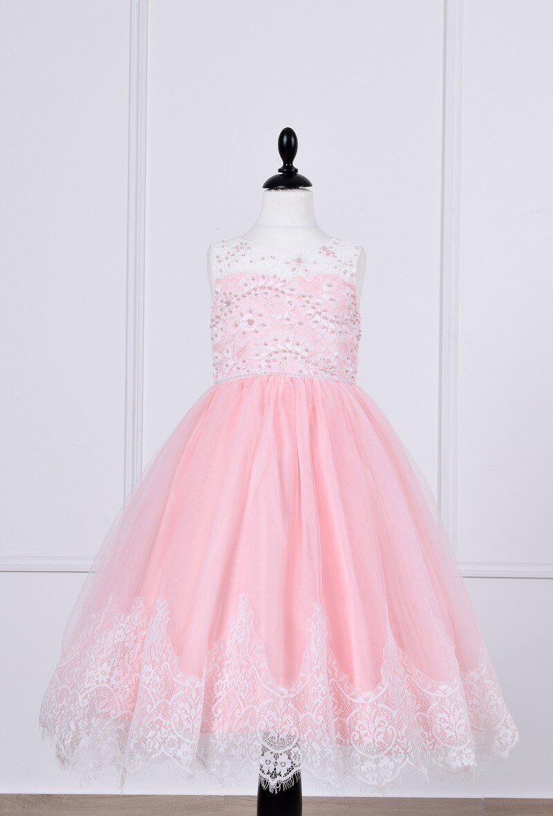 Grossiste R Framboise - Robe cérémonie fille dentelle