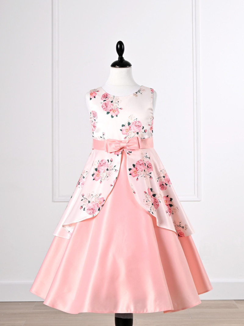 Grossiste R Framboise - Robe à fleurs