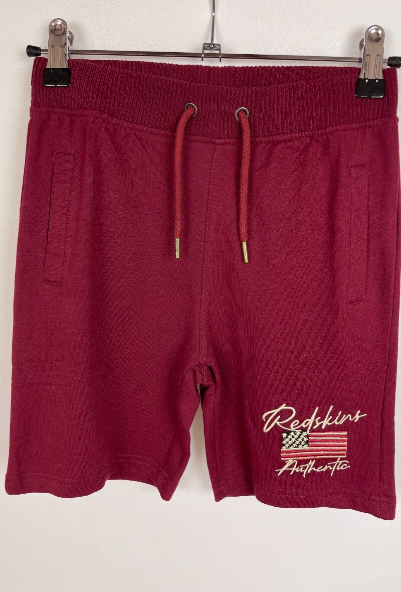 Mayorista REDSKINS - Short estilo bermuda deportivo con bordado REDSKINS
