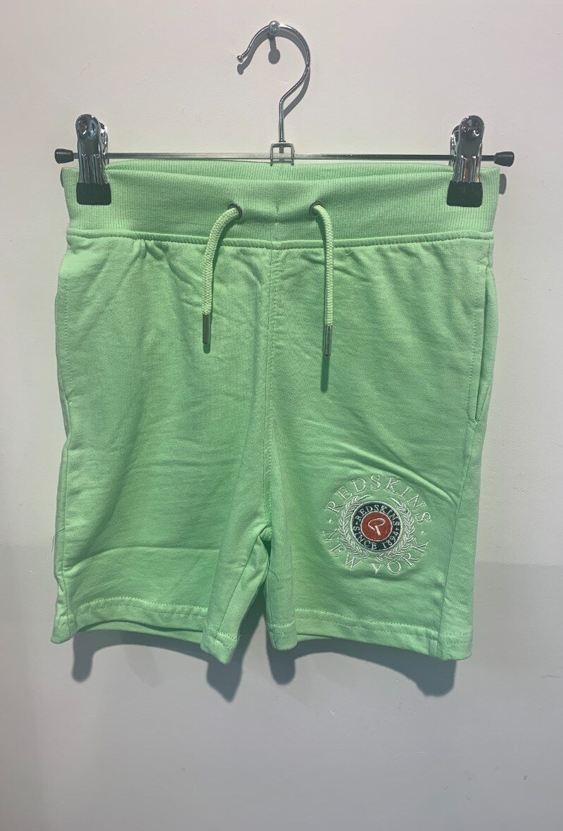 Grossiste REDSKINS - Bermuda french terry ceinture élastiquée cordon brodé 8-16 ans REDSKINS