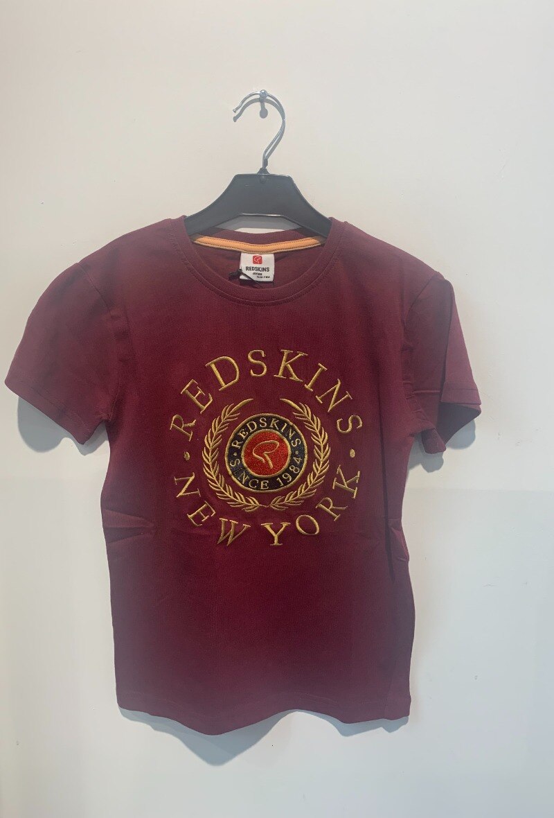 Mayorista REDSKINS - Camiseta manga corta bordada 8-16 aÃÂ±os REDSKINS