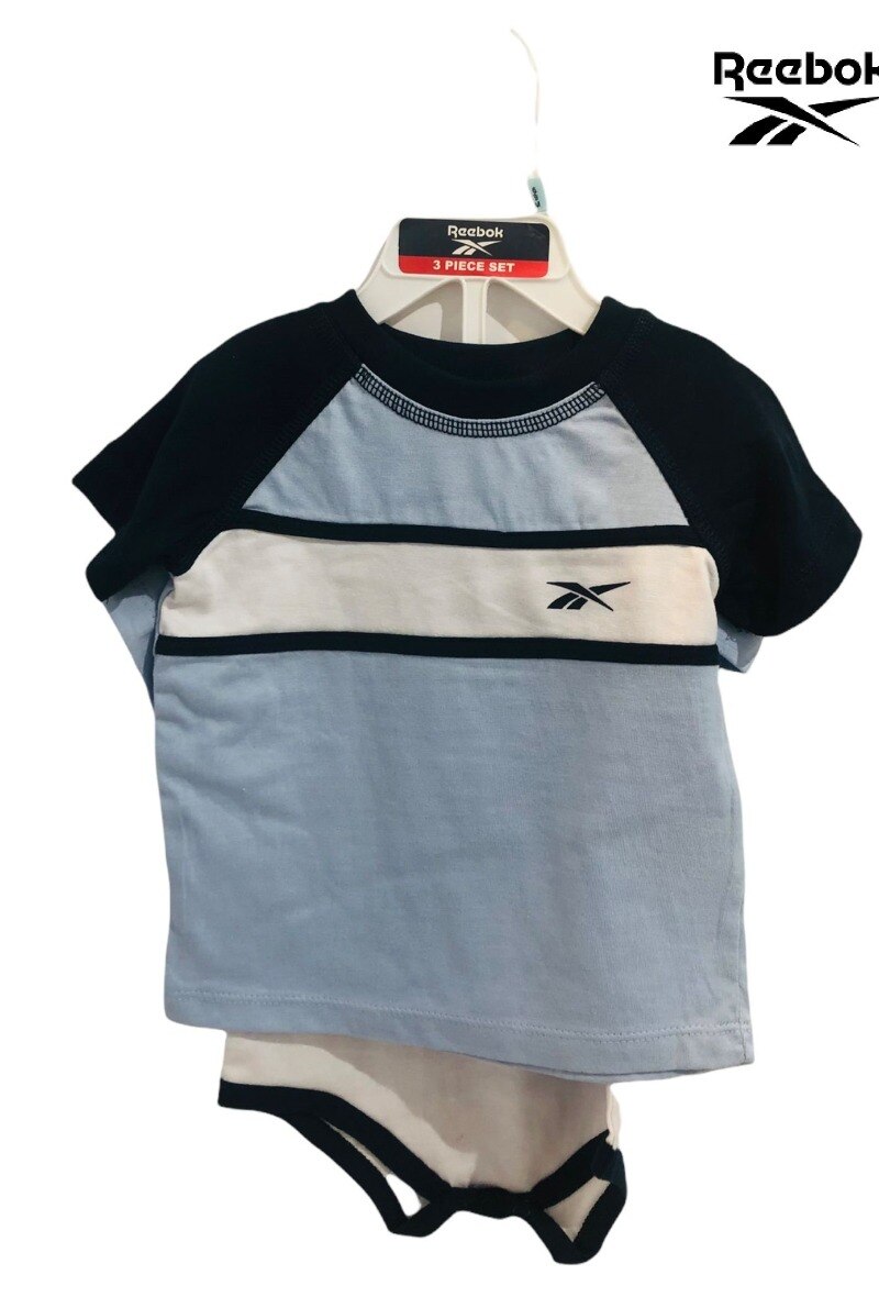 Grossista Reebok - Set 3 pezzi tuta + maglietta + body REEBOK