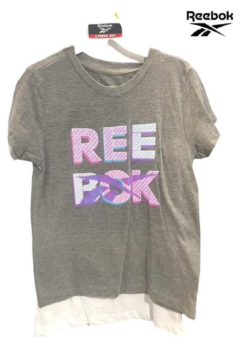 Mayorista Reebok - Conjunto de 2 camisetas de manga corta REEBOK