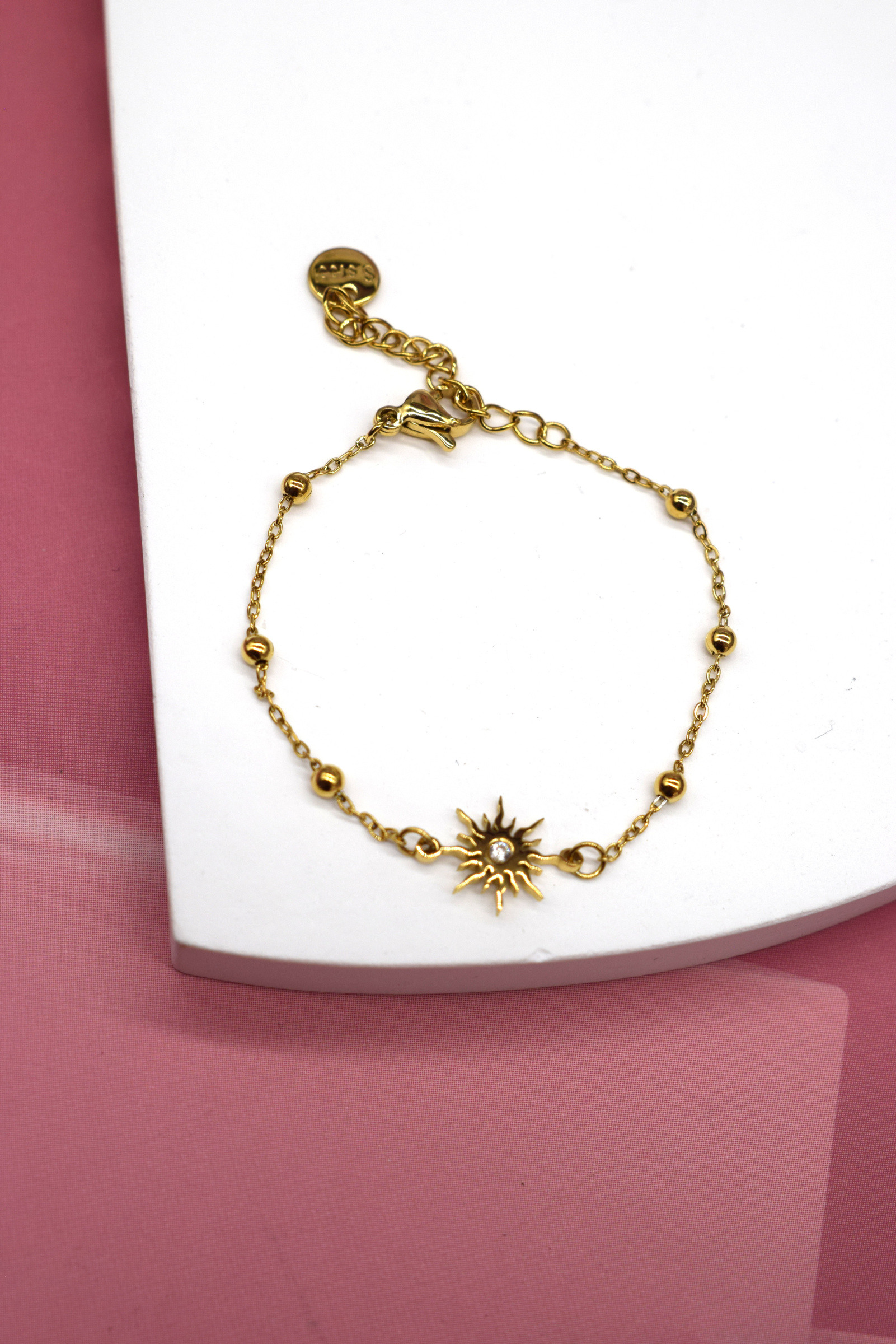 Wholesaler Rouge Bonbons - CHILDREN'S SUN BRACELET IN STAINLESS STEEL