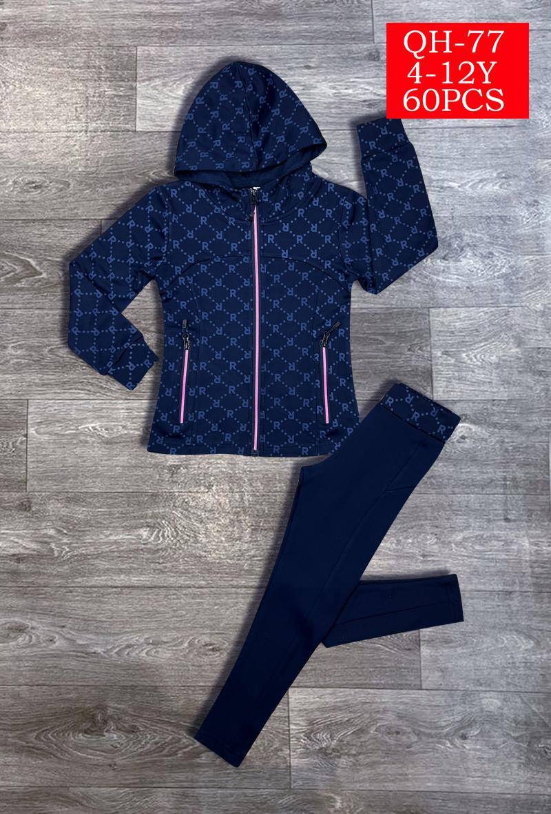 Jogging-Set für Mädchen - Dunkelblau - 1 - Großformat