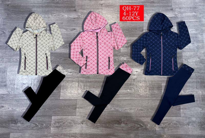 Jogging-Set für Mädchen - Dunkelblau 2 - Miniaturansicht