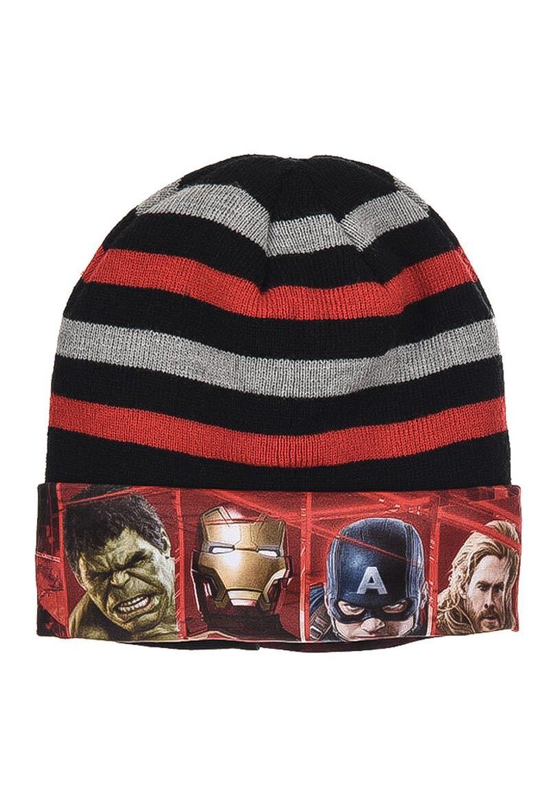 Grossiste So Brand - Bonnet rayé AVENGERS