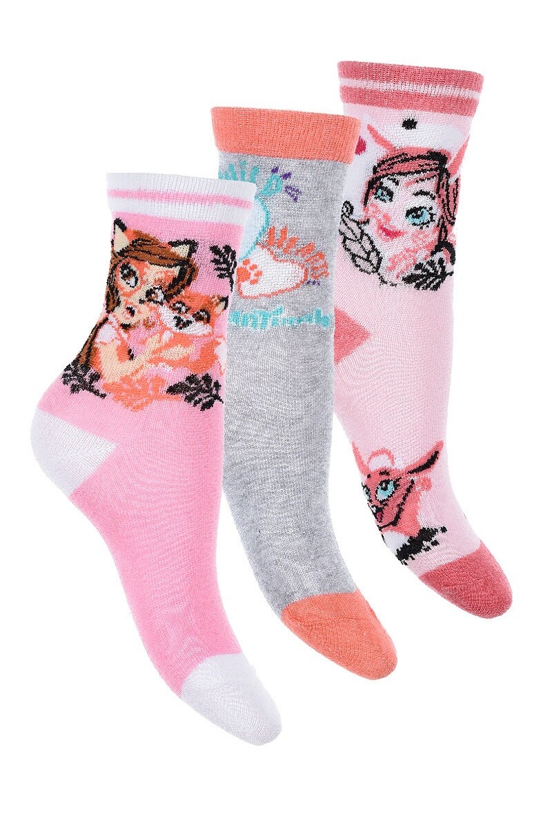 Grossiste So Brand - Pack de 3 Chaussettes Enchantimal