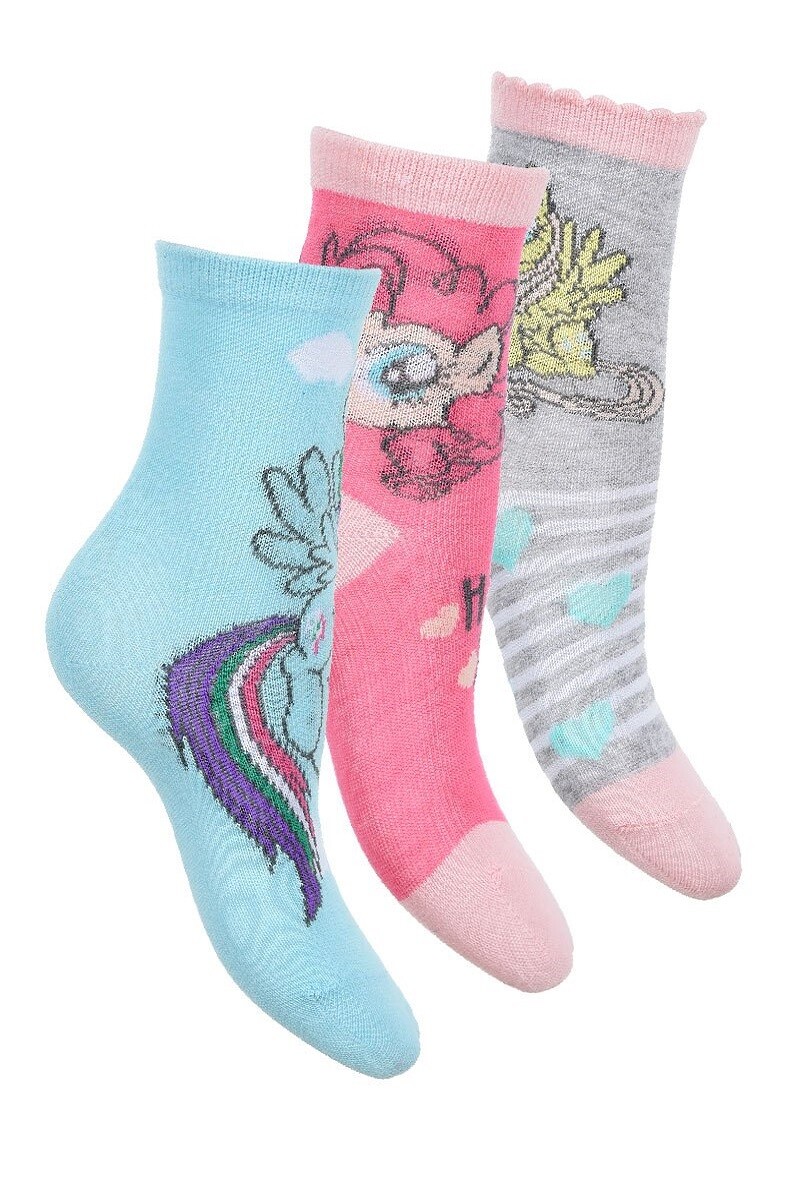 Grossiste So Brand - Pack de 3 Chaussettes My little ponny