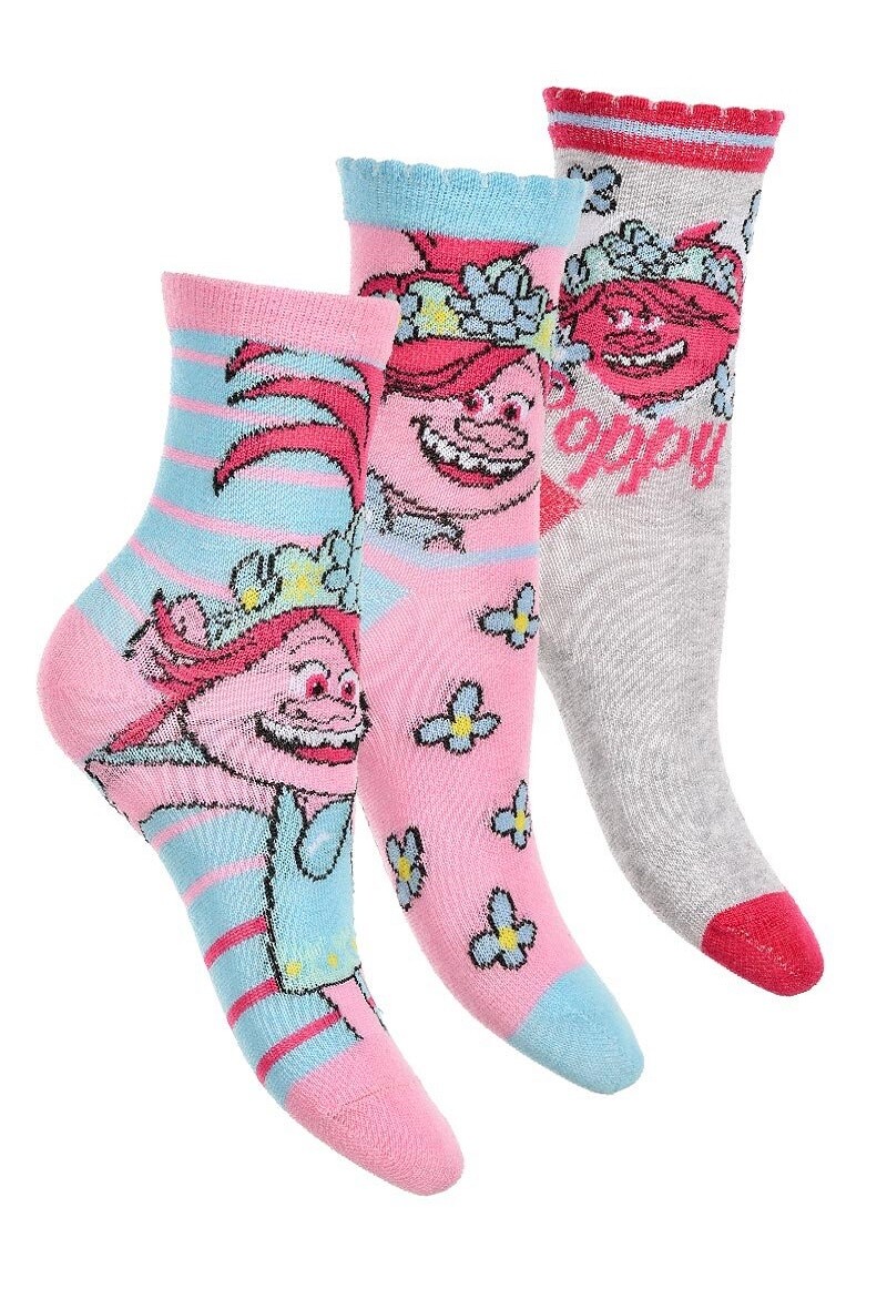 Grossiste So Brand - Pack de 3 Chaussettes Trolls