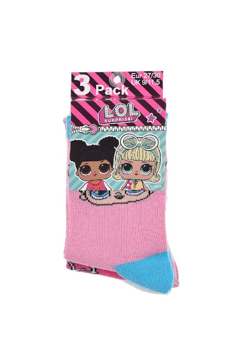 Grossiste So Brand - Pack de 3 chaussettes LOL