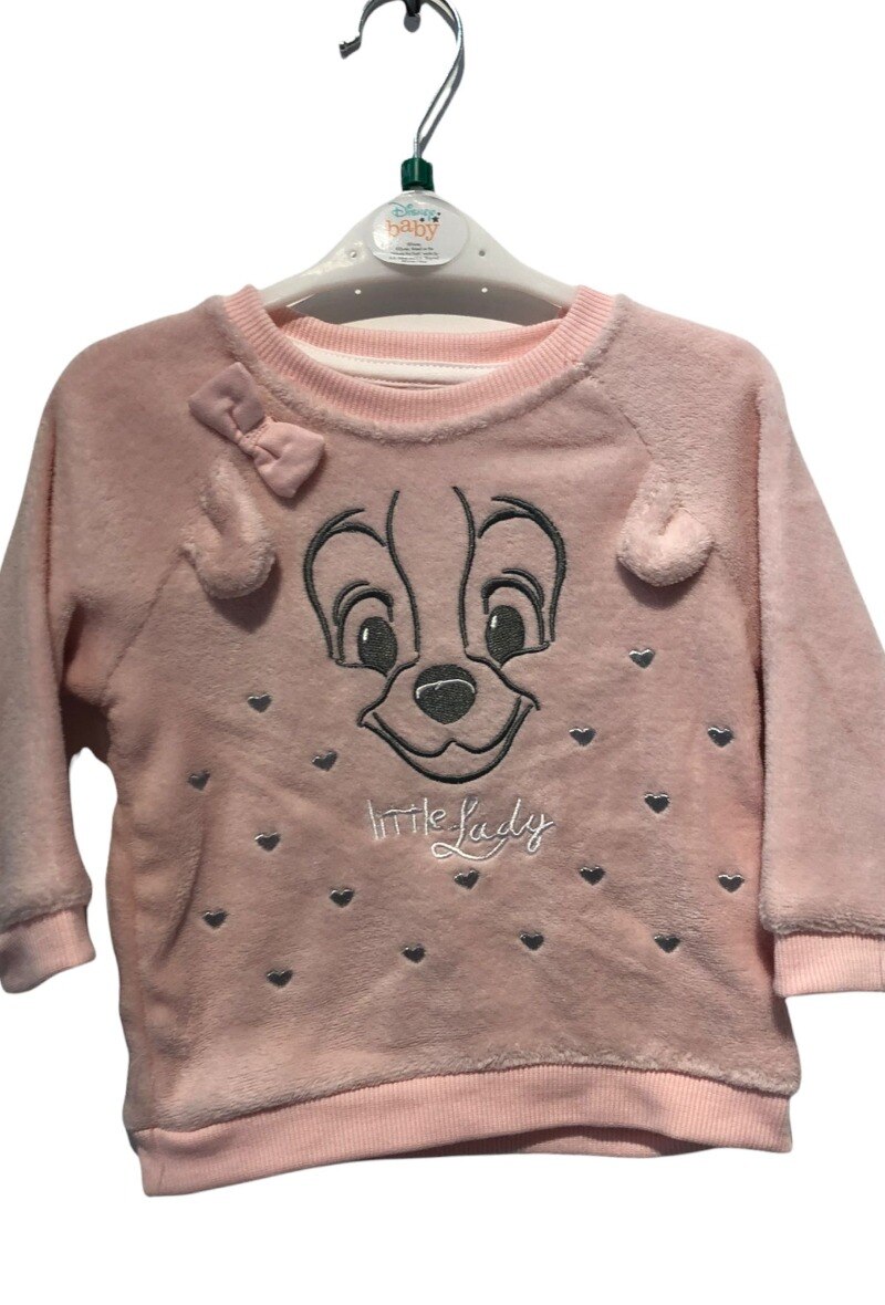 Grossiste So Brand - Pull en fourrure avec détail oreilles LA BELLE ET LE CLOCHARD