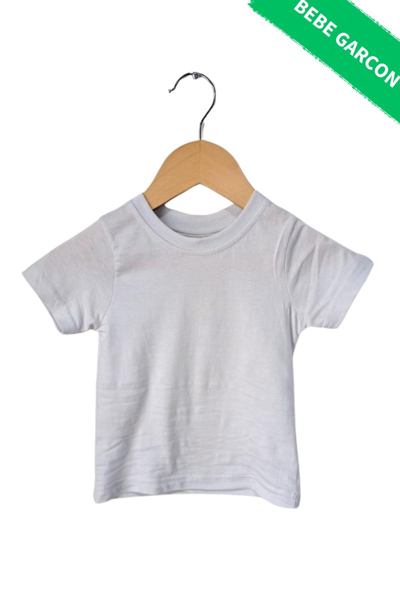 Mayorista So Brand - Camiseta bebÃÂ© niÃÂ±o cuello redondo manga corta 100% algodÃÂ³n G6/36 meses