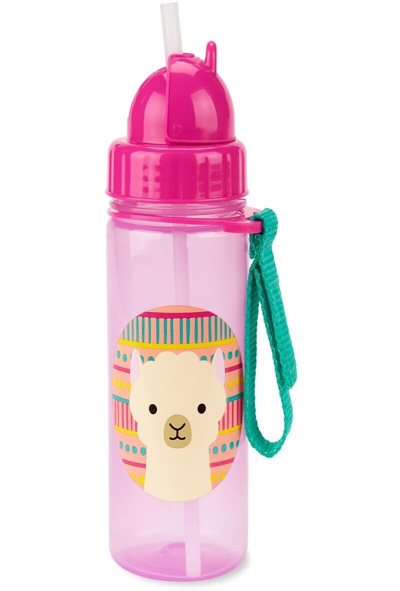 Grossiste So Brand - Gourde en Tritan avec paille Lama 350ml
