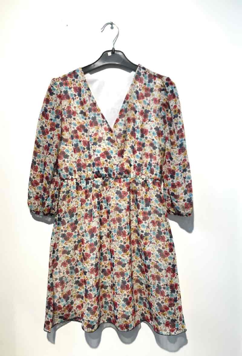 Mayorista So Brand - Vestido con estampado fantasía de mangas largas LPC GIRL Fabricación francesa