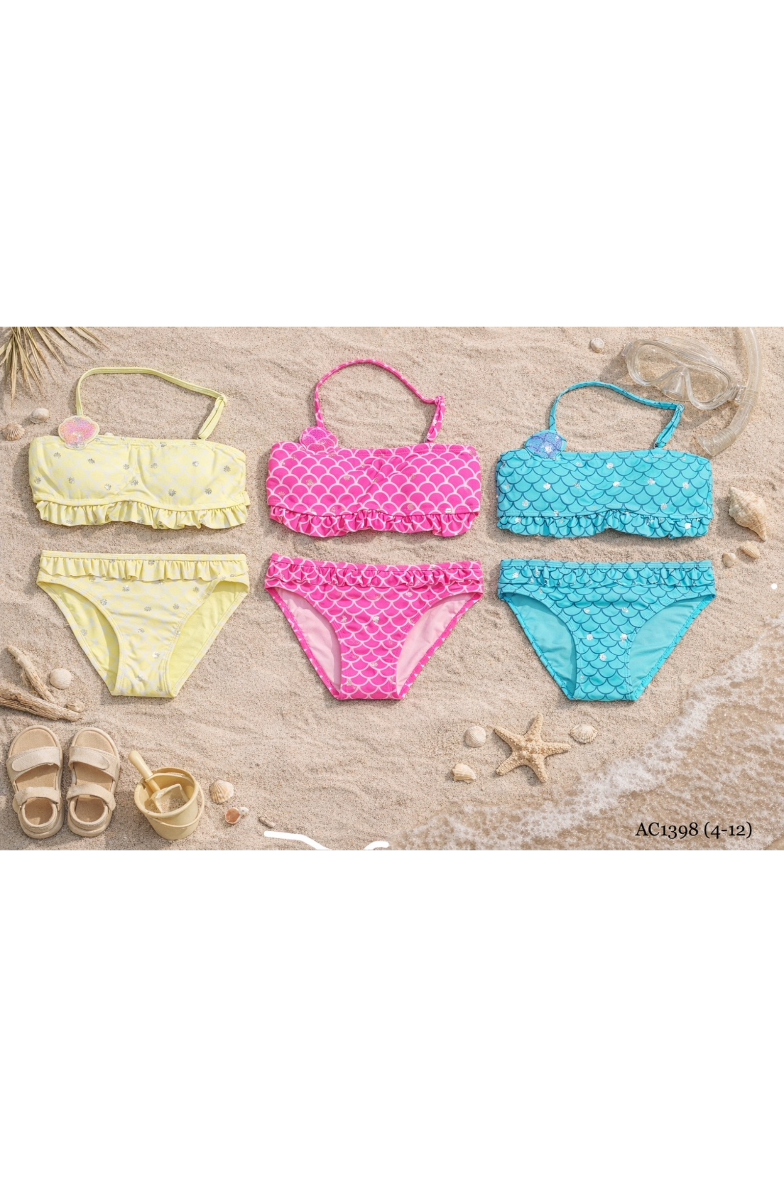 Grossiste Squared & Cubed - Maillot de bain deux-pièces fille