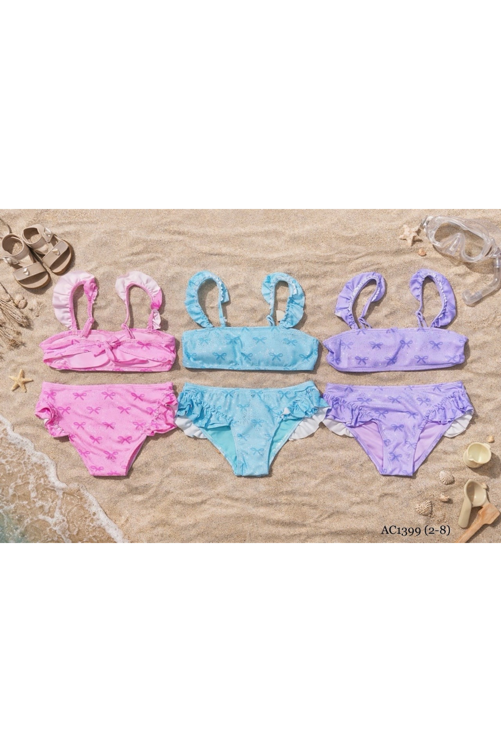Grossiste Squared & Cubed - Maillot de bain deux-pièces fille
