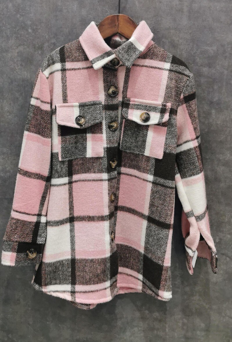 Grossiste Squared & Cubed - Surchemise épaisse à carreaux longue et oversize