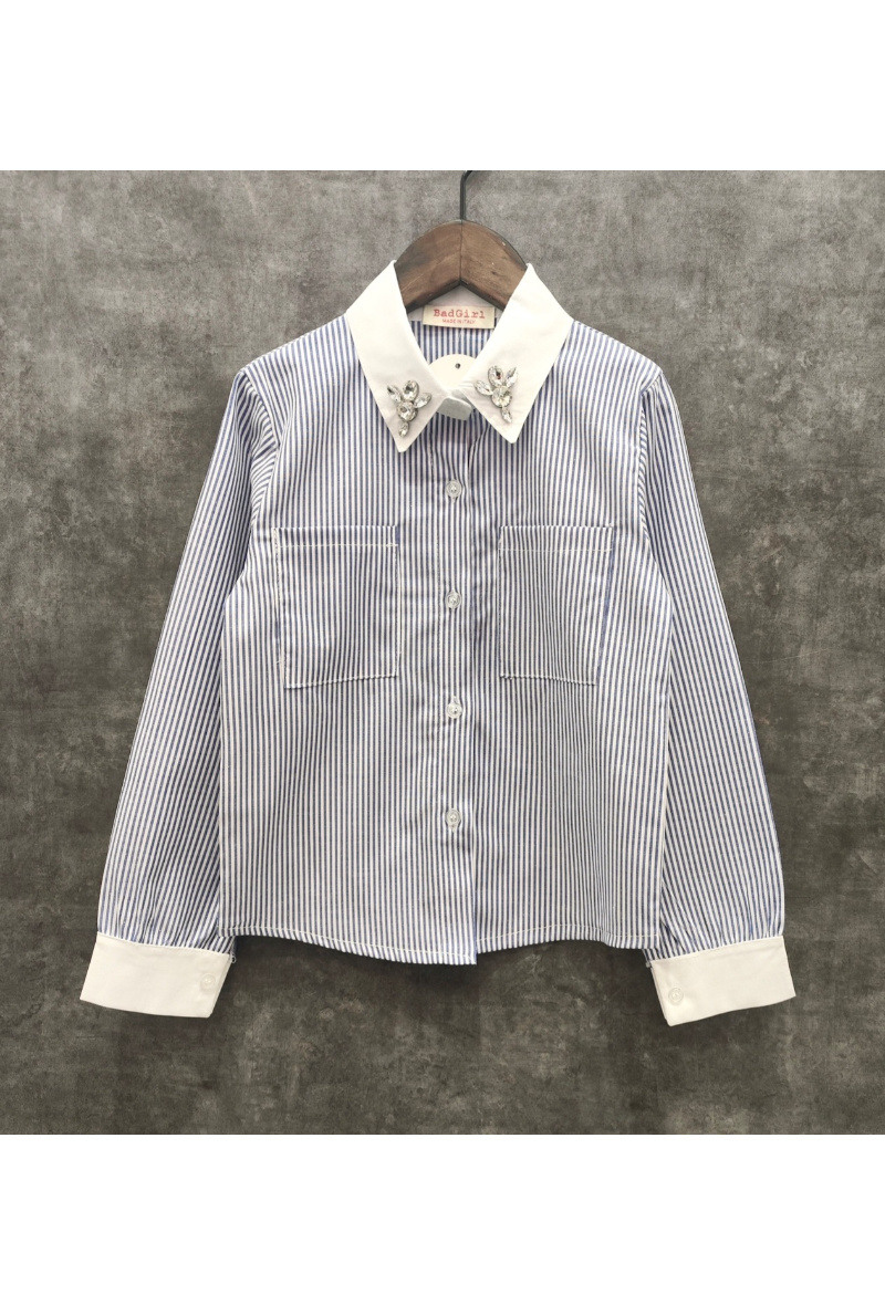 Wholesaler Squared & Cubed - Girl shirt with rhinestone details