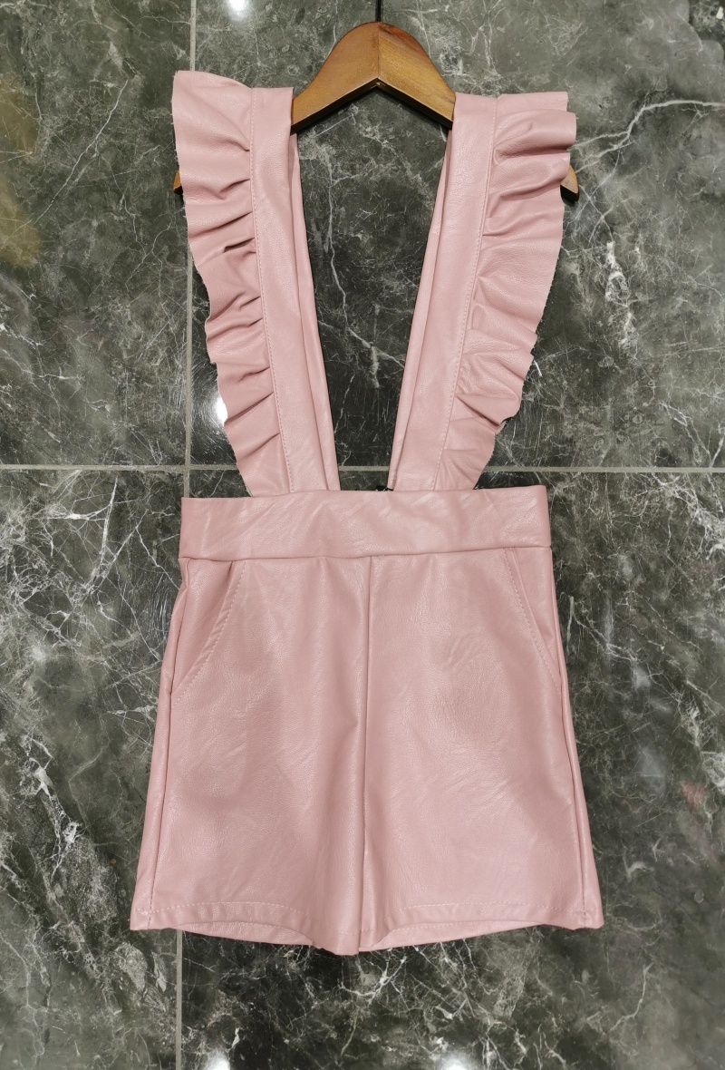 Grossiste Squared & Cubed - Salopette short en similicuir