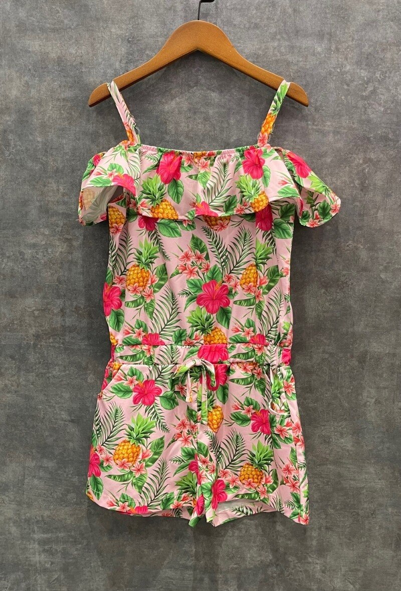 Mayorista Squared & Cubed - Mono corto con estampado tropical