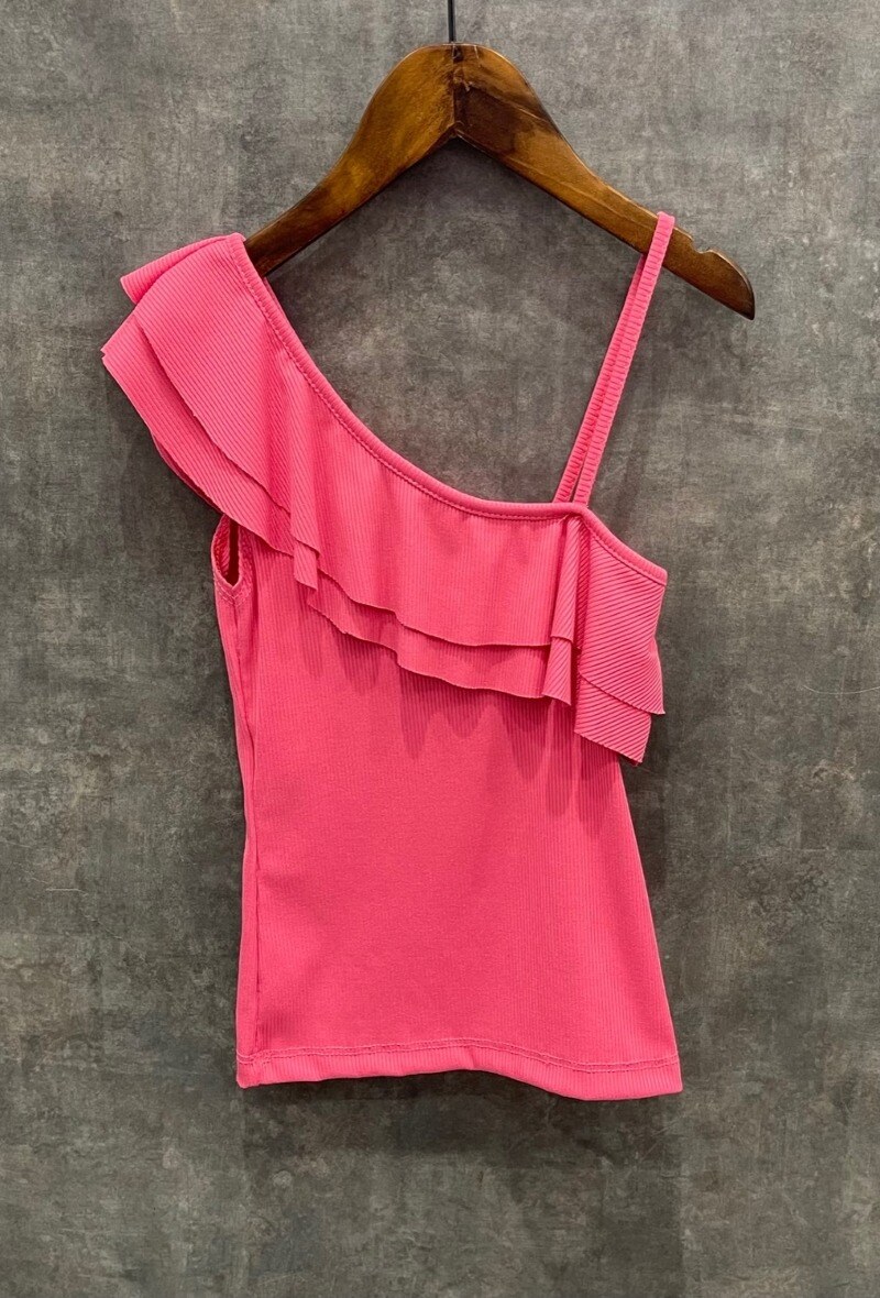 Grossiste Squared & Cubed - Top asymétrique en rib