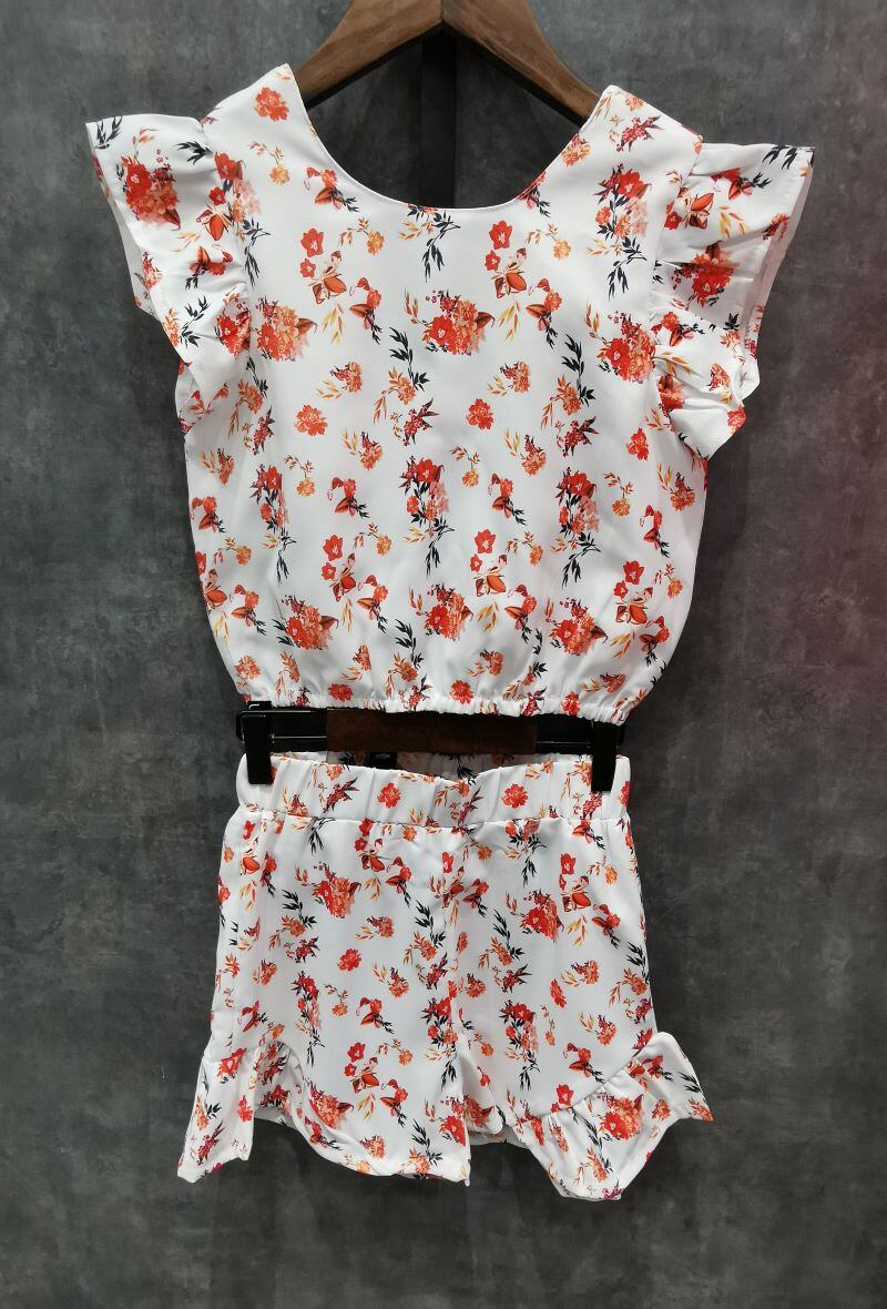 Grossista Squared & Cubed - Set canotta con schiena fantasiosa e pantaloncini