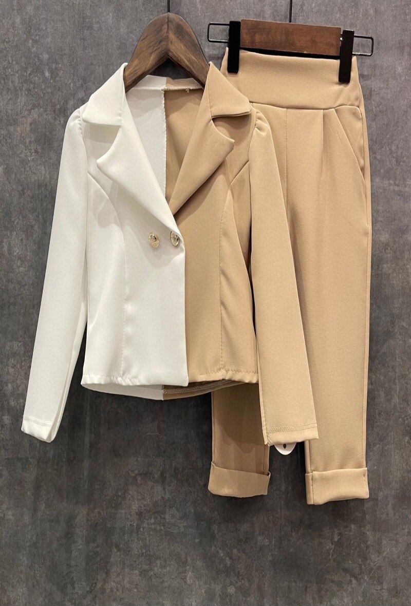 Grossista Squared & Cubed - Completo blazer bicolore per bambini