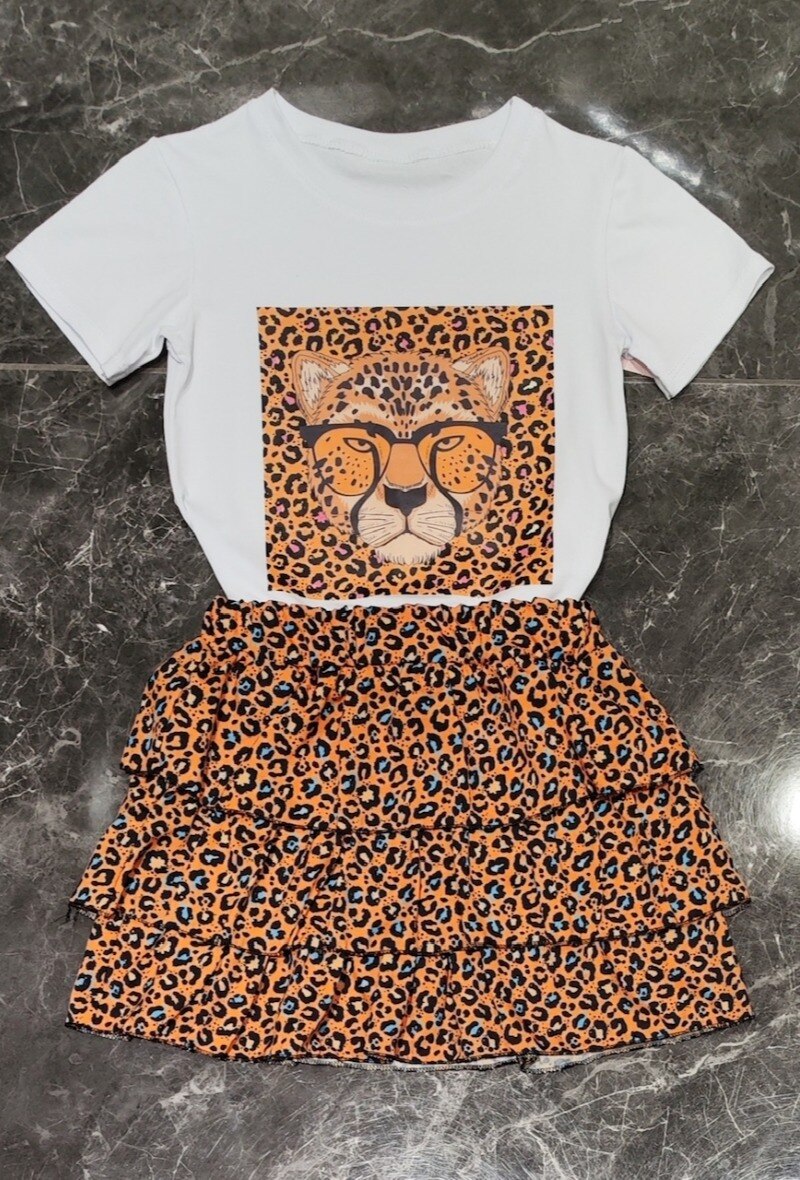 Wholesaler Squared & Cubed - Girl 2-pieces set of tshirt + skirt