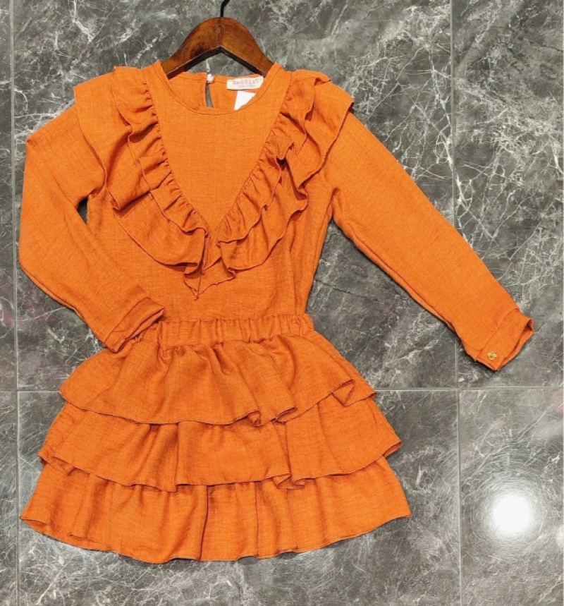 Grossiste Squared & Cubed - Ensemble blouse + jupe à volants