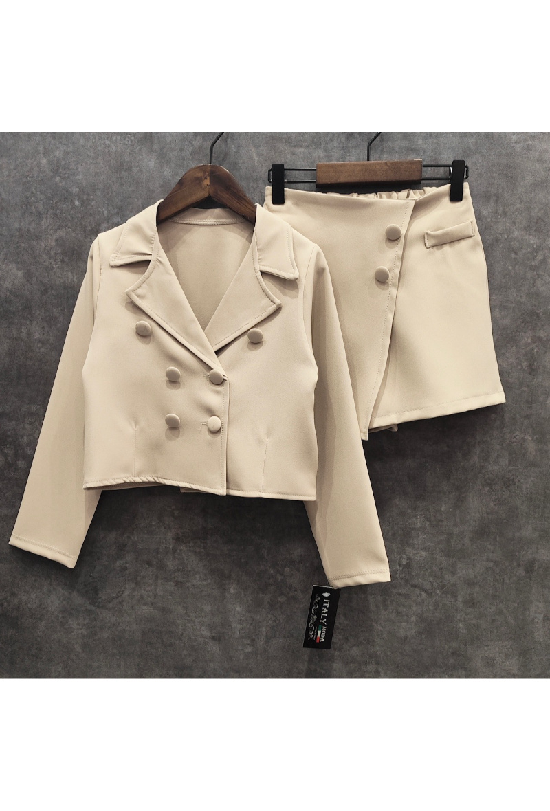 Mayorista Squared & Cubed - Conjunto chaqueta corta + falda corta
