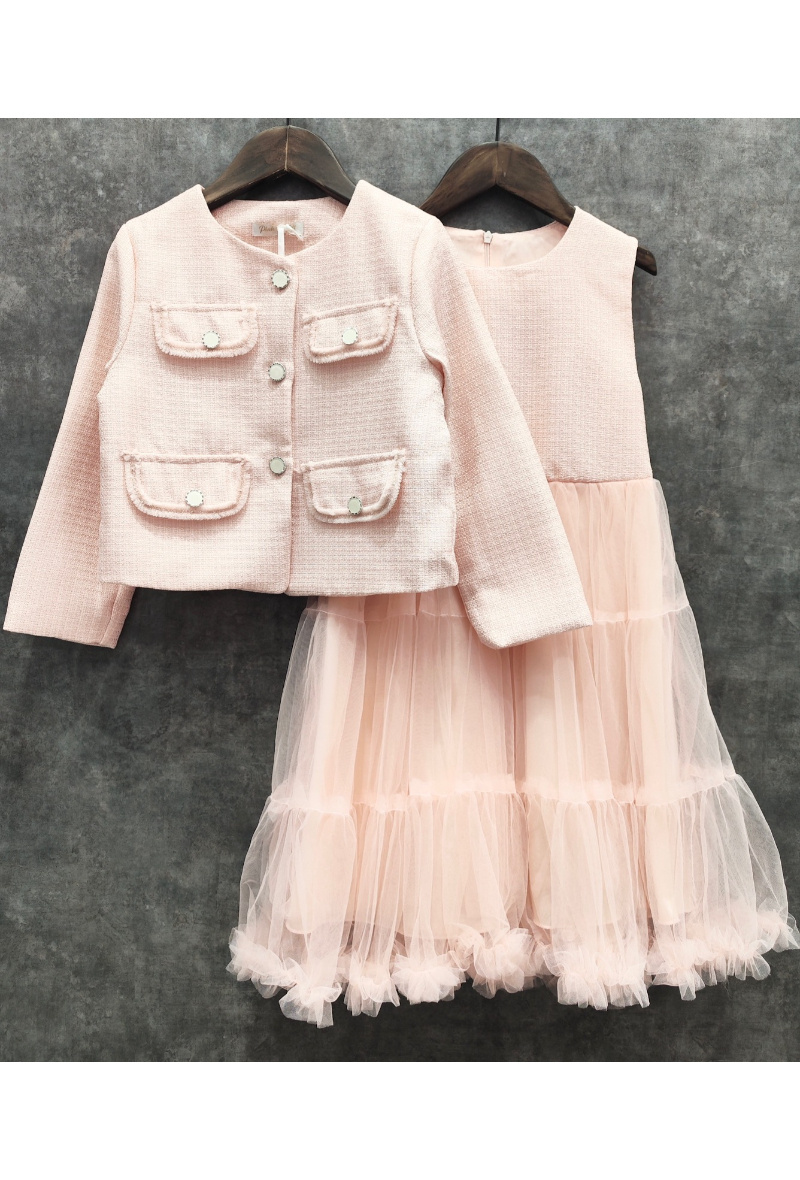 Wholesaler Squared & Cubed - Tulle dress + matching jacket set