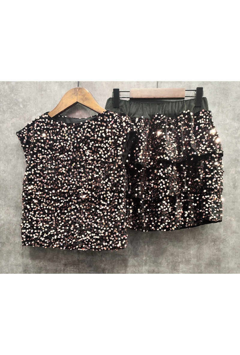 Wholesaler Squared & Cubed - Sequin dress with belt