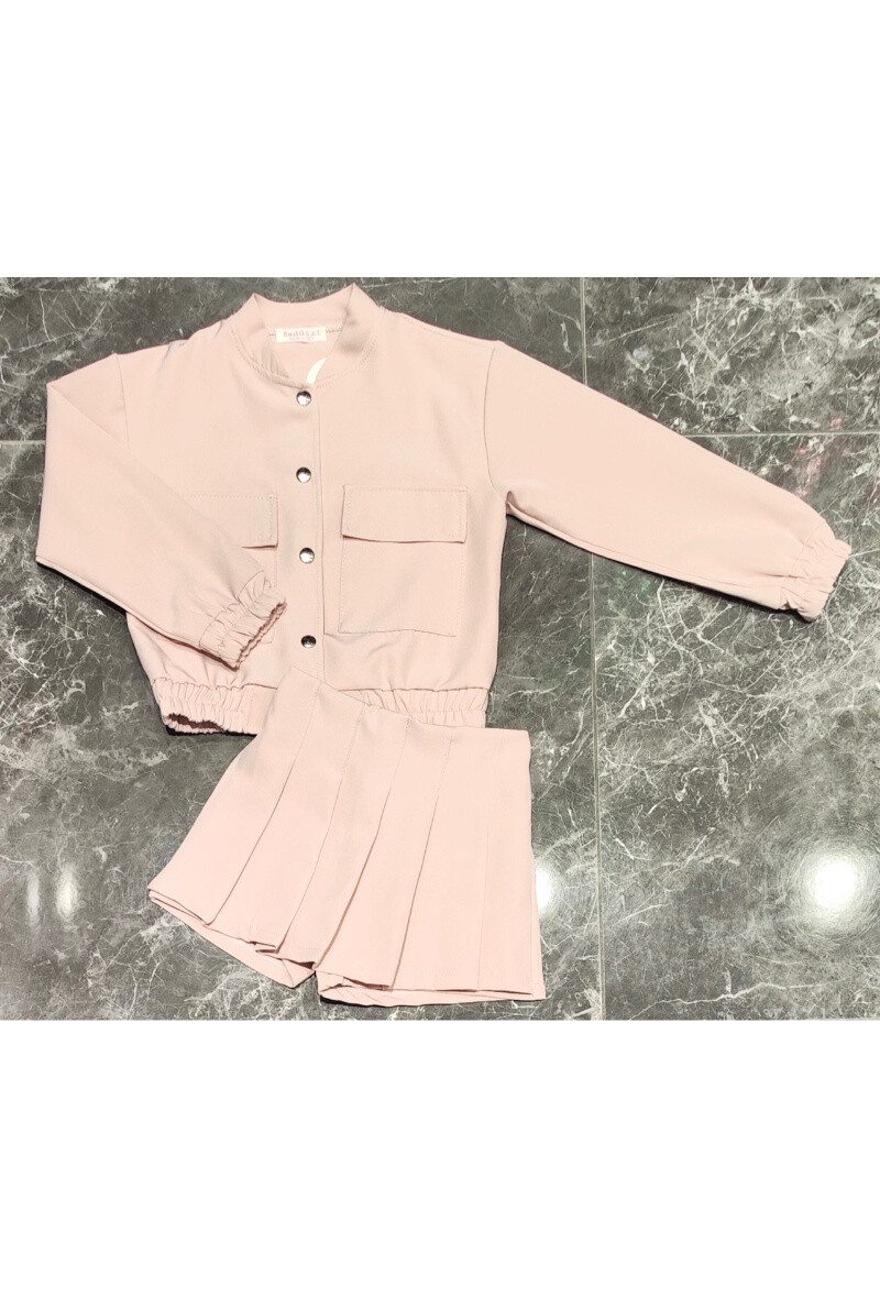 Mayorista Squared & Cubed - Aviator Jacket Girl + Floldes Falda