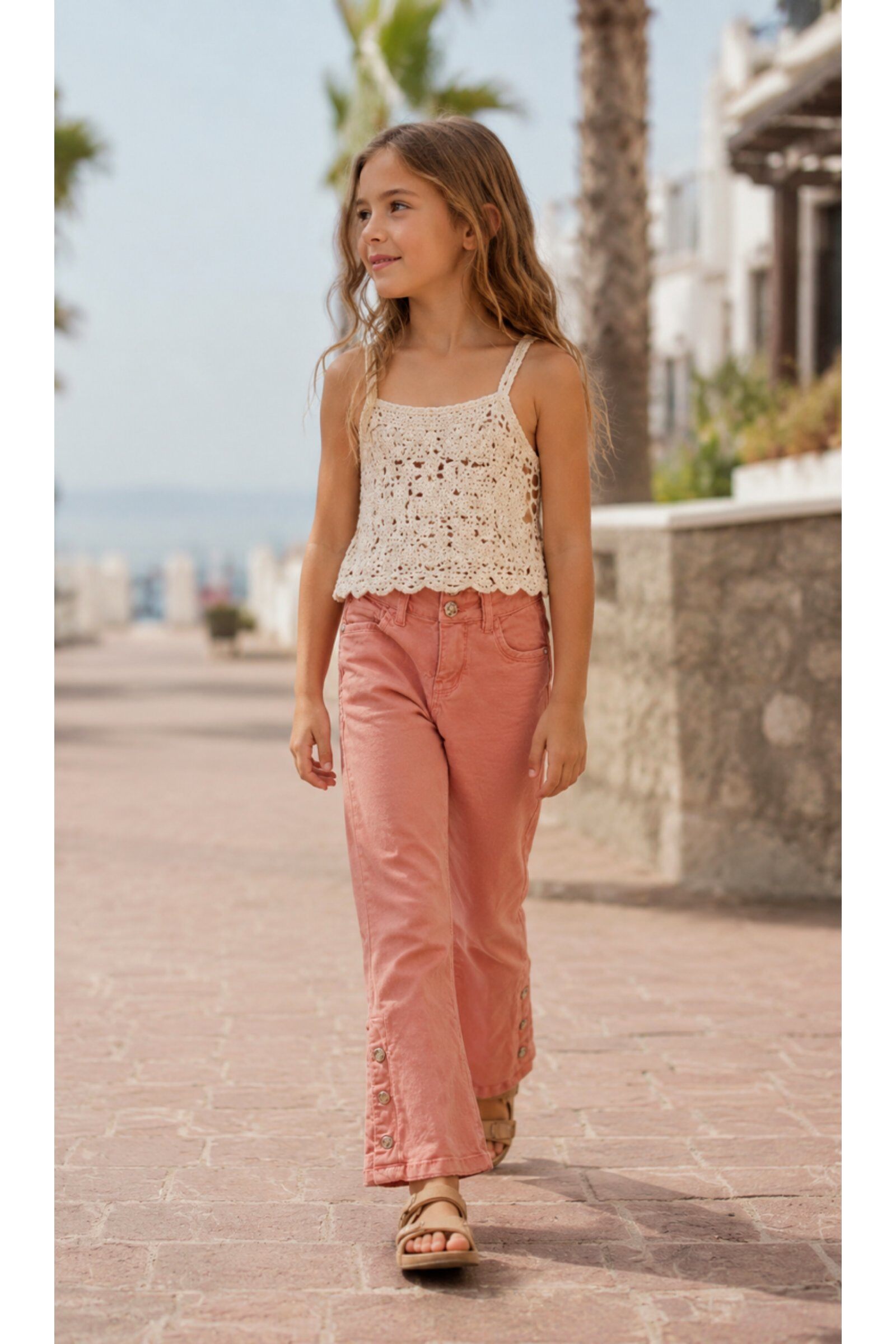 Grossiste Squared & Cubed - Jeans coupe flare fille