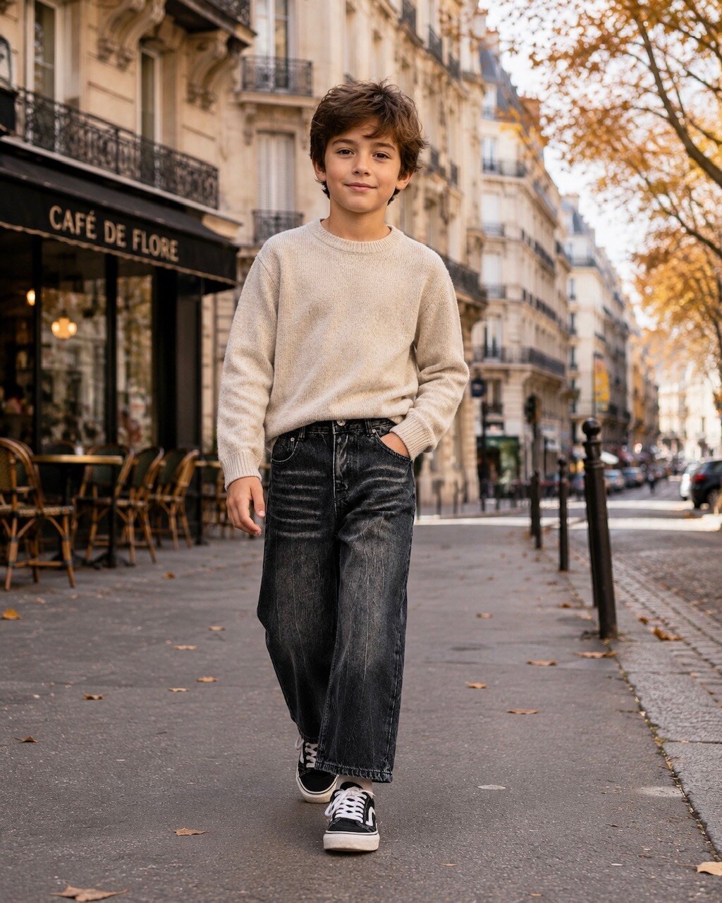 Grossiste Squared & Cubed - Jeans large délavé garçon