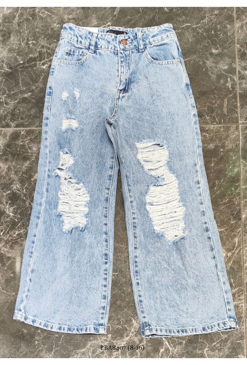 Grossiste Squared & Cubed - Jeans fille destroyed