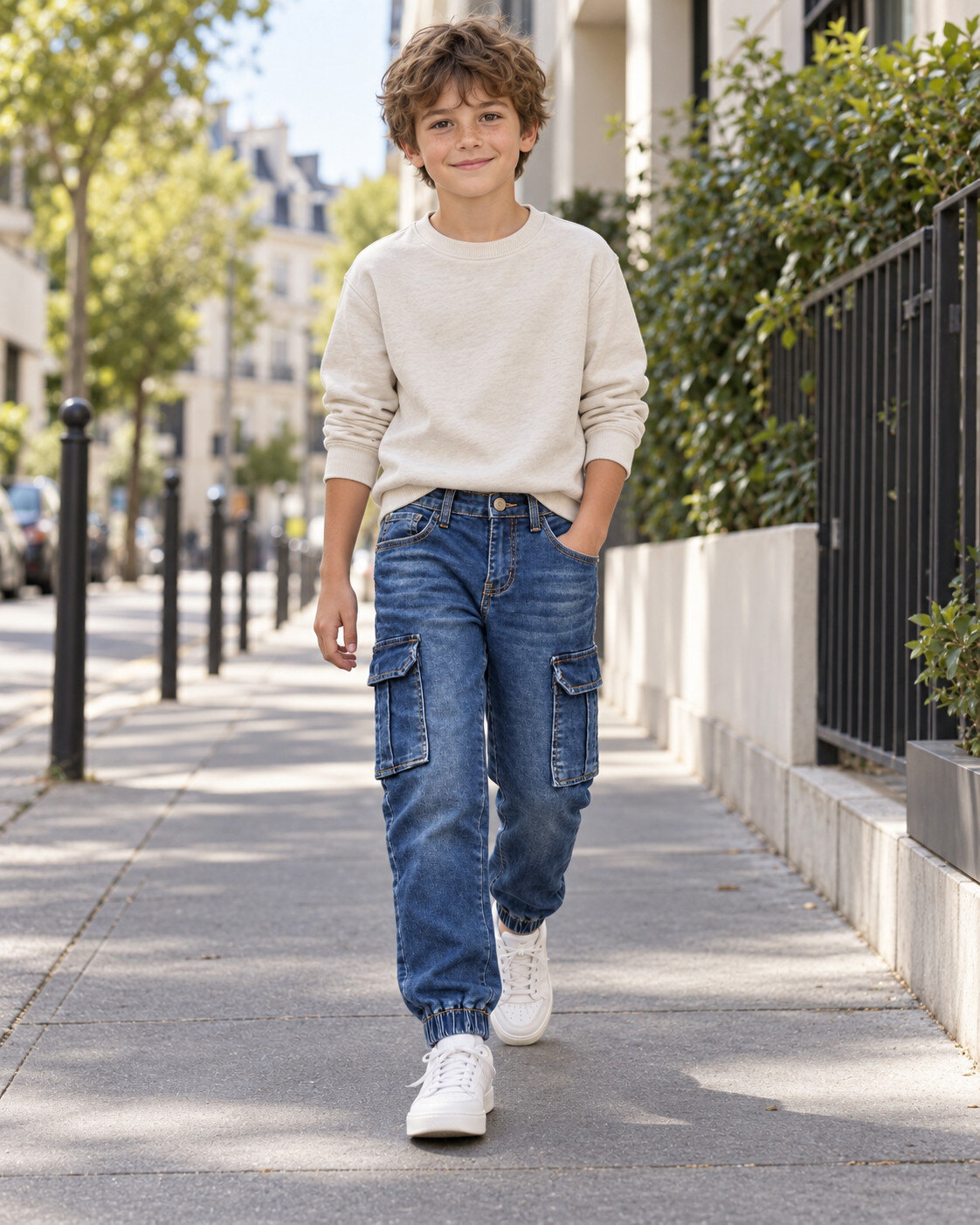 Grossista Squared & Cubed - Jeans cargo slim per ragazzo
