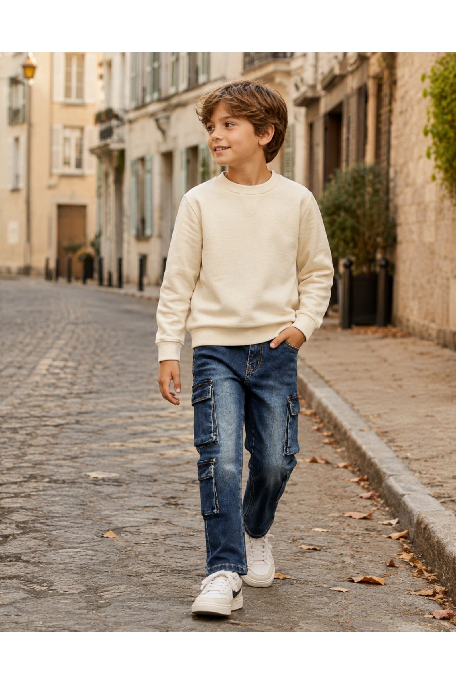 Grossiste Squared & Cubed - Jeans cargo slim garçon