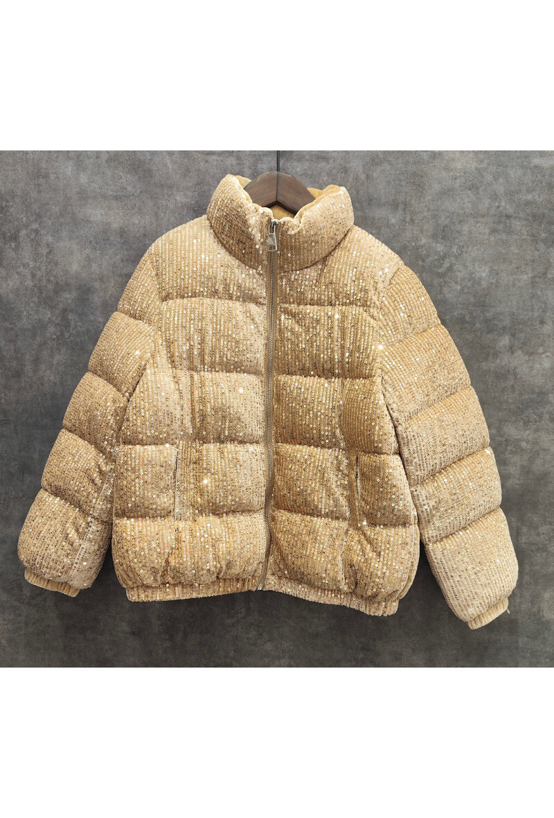 Wholesaler Squared & Cubed - Short sequined down jacket