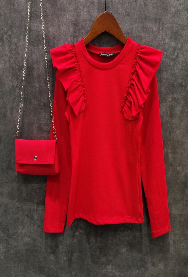 Grossiste Squared & Cubed - Tshirt à manches longues molletonne avec son sac assorti