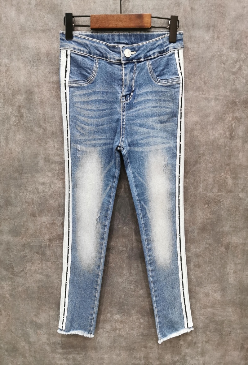 Grossiste Squared & Cubed - Jegging avec bandes latérales et strass