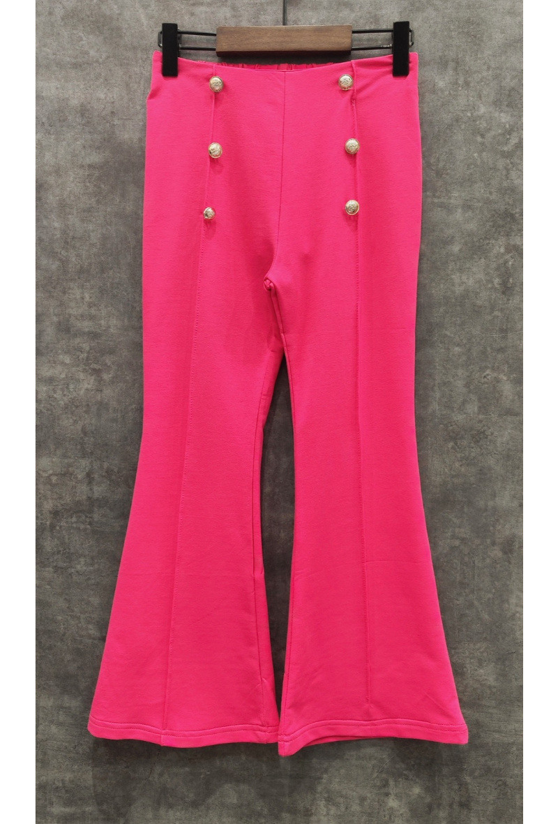 Mayorista Squared & Cubed - Pantalones de algodón con hendiduras y diamantes de imitación de coloridos