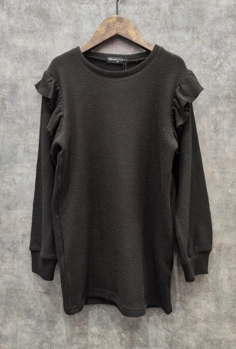 Mayorista Squared & Cubed - Thin ruffle tunic style pullover