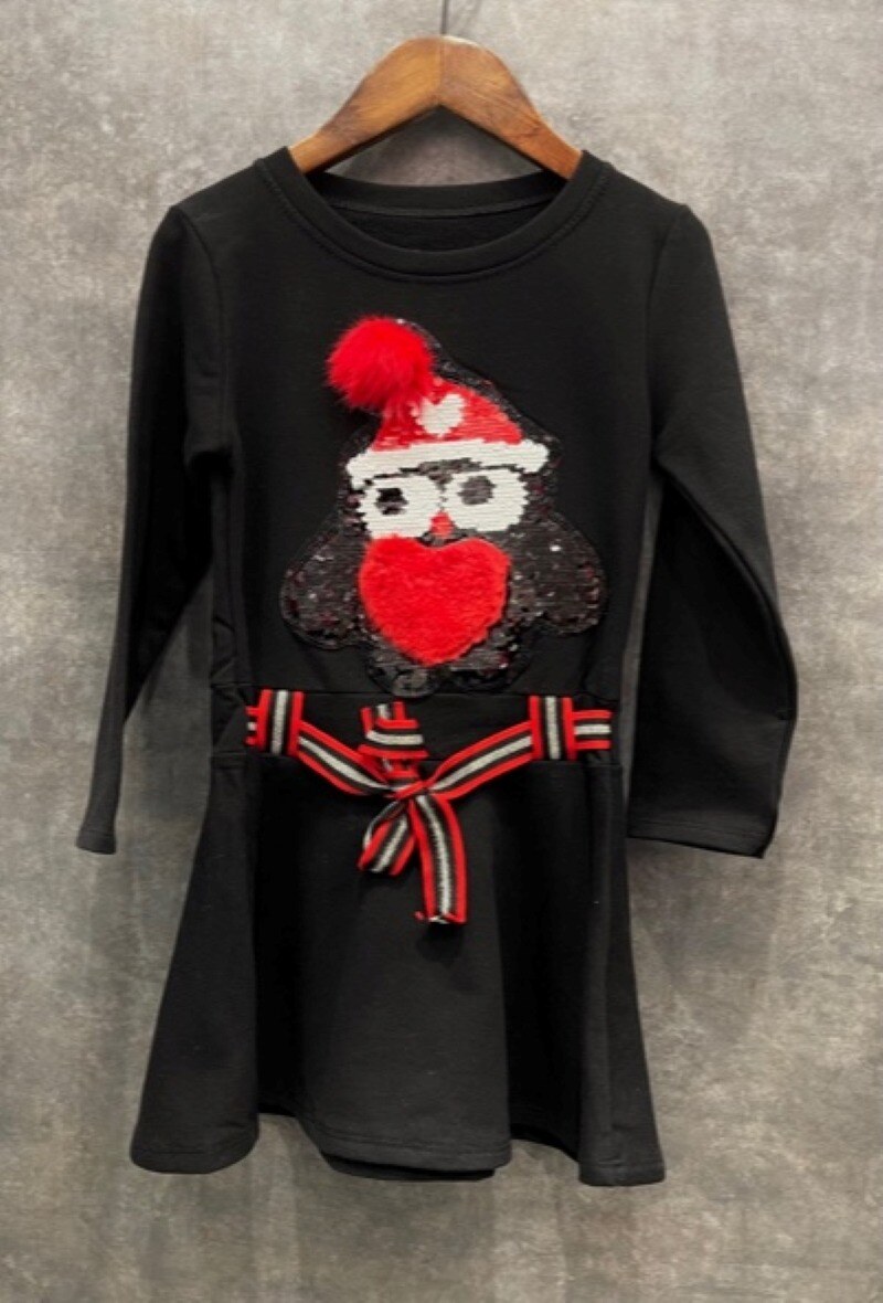 Grossiste Squared & Cubed - Robe patineuse en coton molletonné avec ceinture