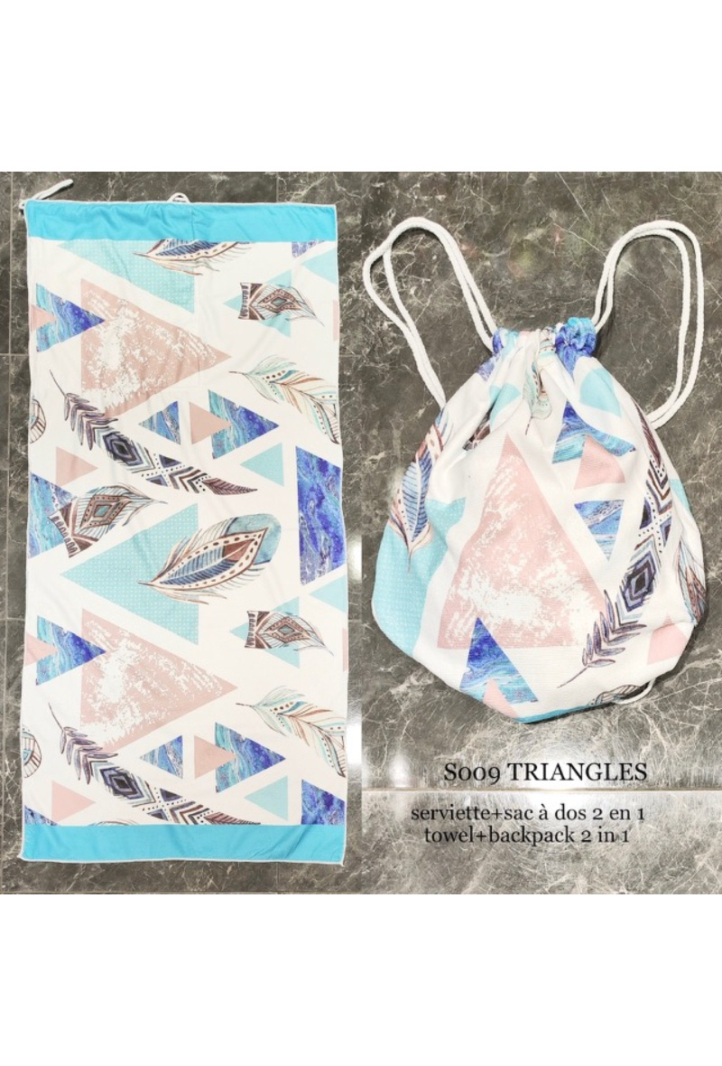 Wholesaler Squared & Cubed - Towel + backpack 2 in 1