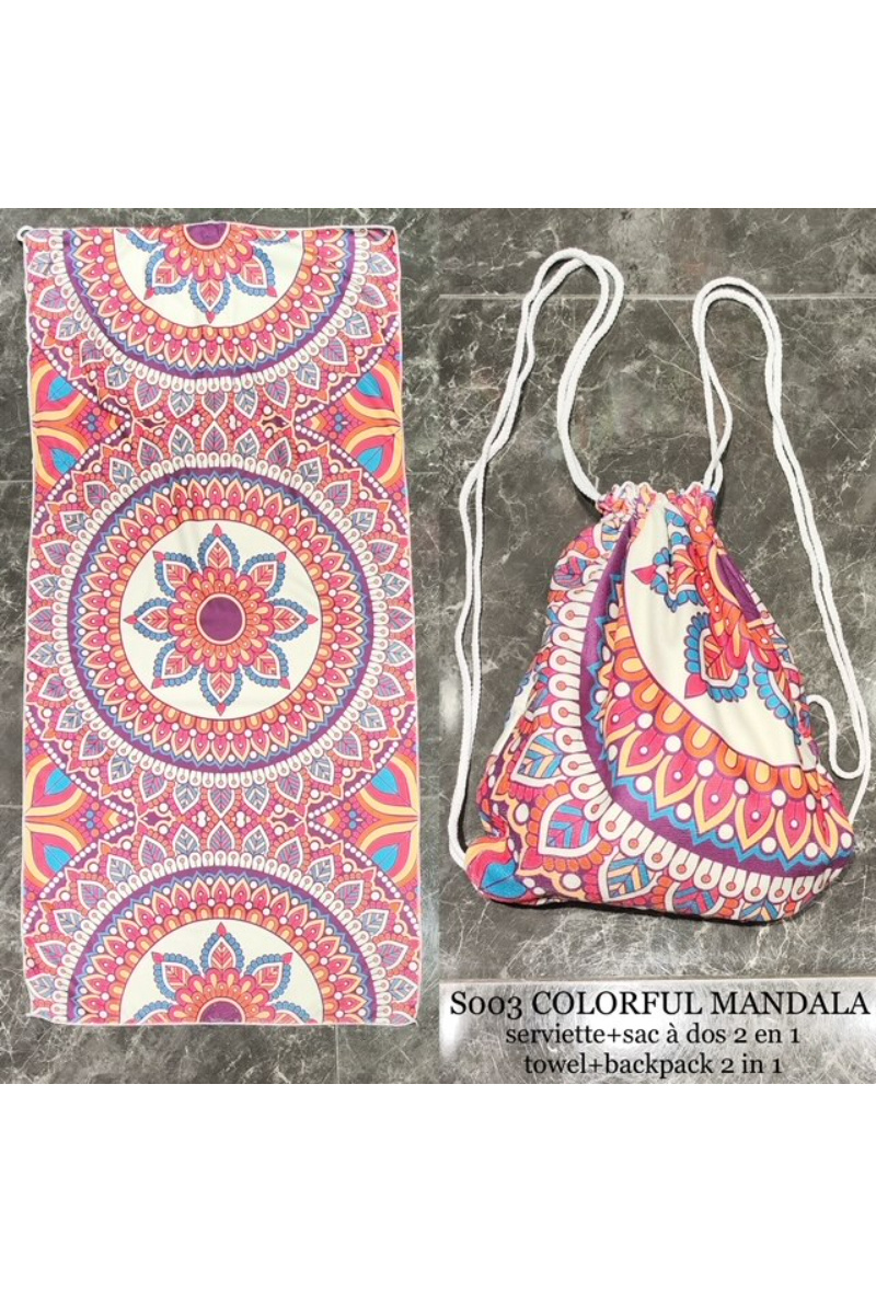 Wholesaler Squared & Cubed - Towel + backpack 2 in 1