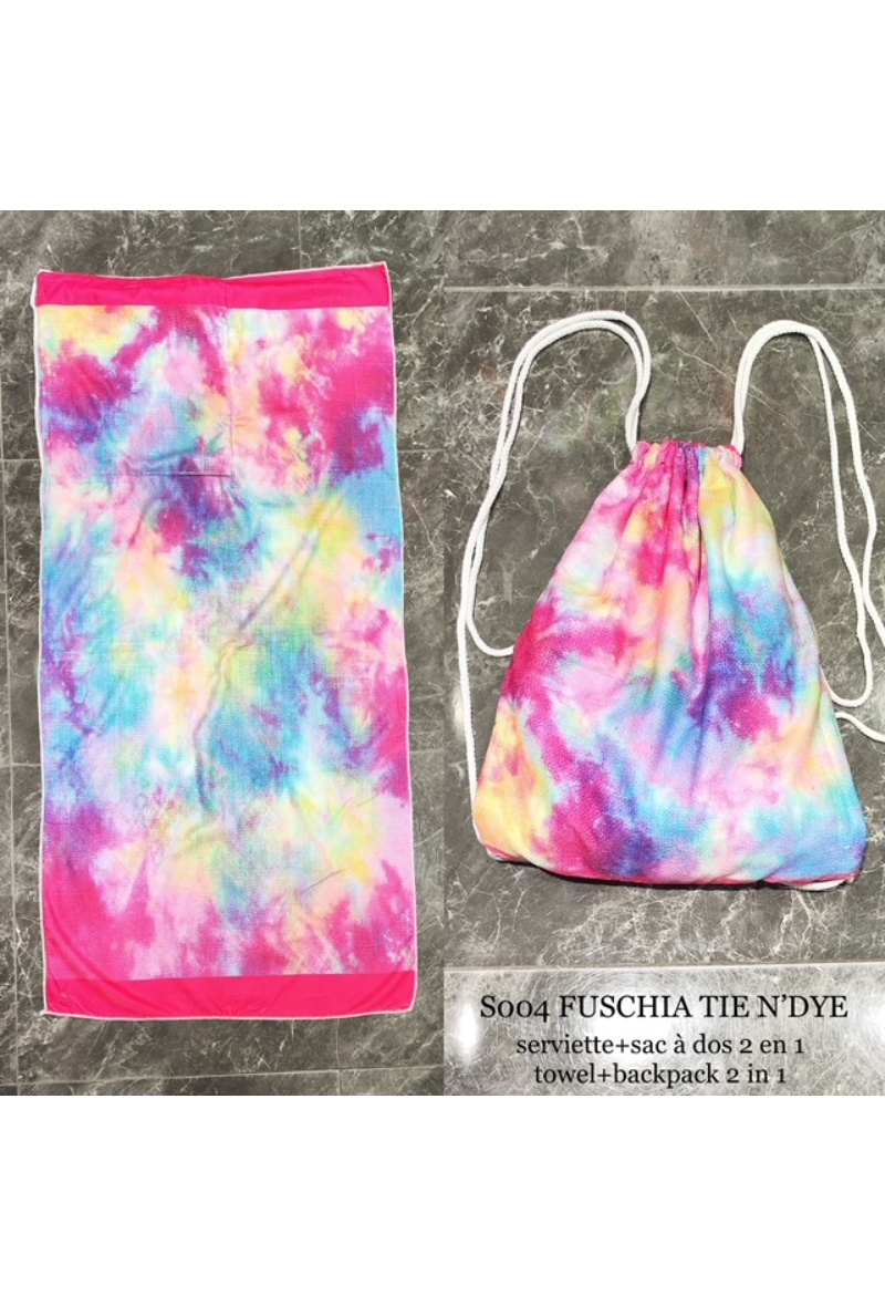 Wholesaler Squared & Cubed - Towel + backpack 2 in 1